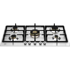 Bertazzoni P90 5C PRO X Εστία Αερίου Αυτόνομη 89x52.2cm Inox Bertazzoni P90 5C PRO X Εστία Αερίου Αυτόνομη 89x52.2cm Inox
